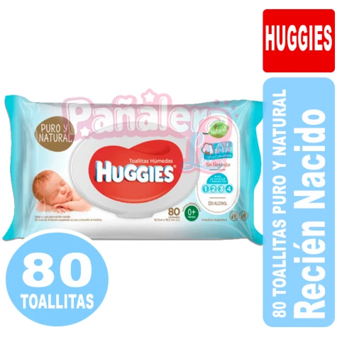 Huggies Recién Nacido x 80 Toallitas HUGGIES