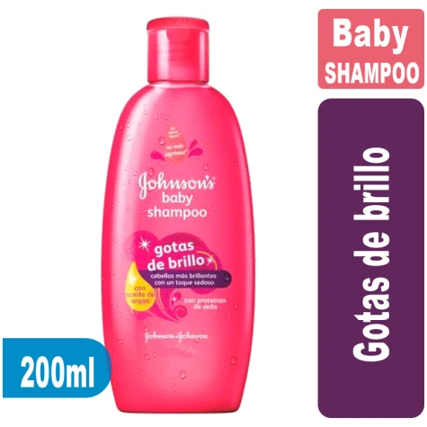 Shampoo JOHNSON’S Baby Gotas de Brillo 200ml JOHNSON