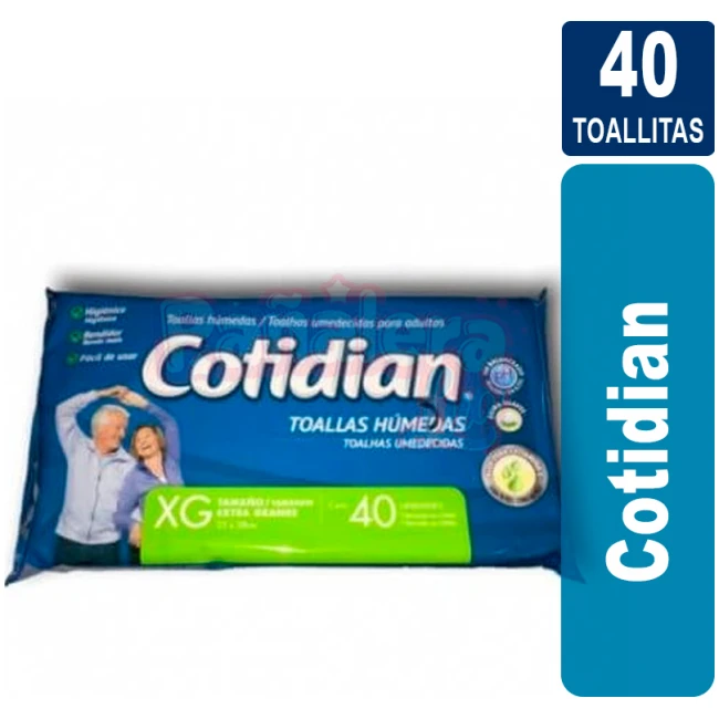 Toallitas Húmedas Cotidian x 40 COTIDIAN