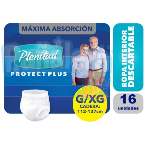 Plenitud Pant Plus (ropa interior desechable)G XG x16 PLENITUD