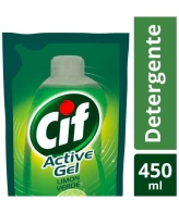 Cif ActiveGel Recarga 450ml Limon Verde