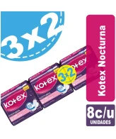 kotex nocturno 3x2 KOTEX