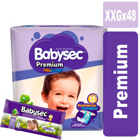 Babysec Premium XXGx48 + Toalla de Regalo ! BABYSEC
