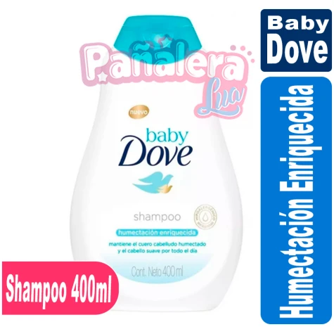 Baby dove Shampoo 400ml Humectación enriquecida DOVE