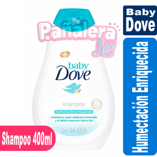 Baby dove Shampoo 400ml Humectación enriquecida DOVE