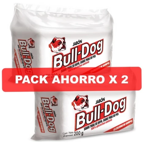 Jabon Bull Dog Pack x2 BULL DOG