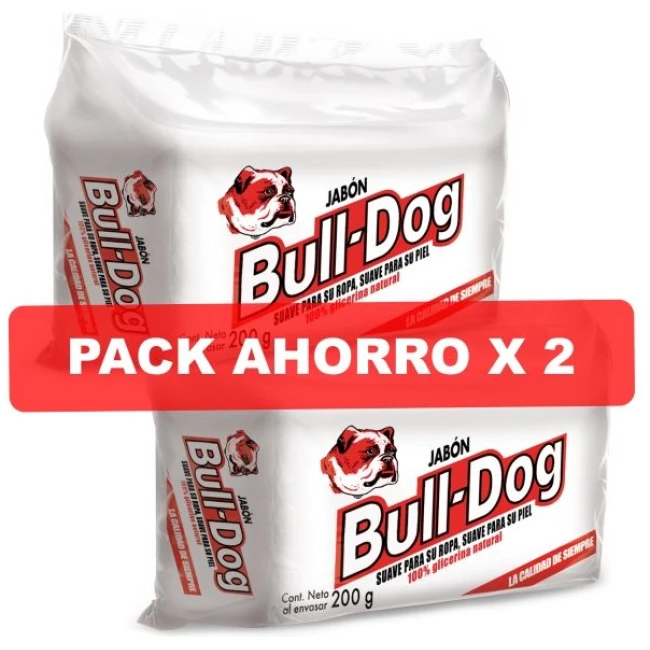 Jabon Bull Dog Pack x2 BULL DOG