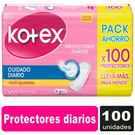 Kotex Protectores Diarios x 100 KOTEX