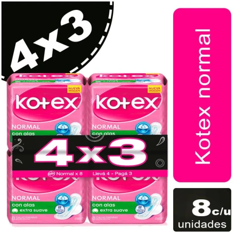 Kotex Normal 4x3 KOTEX