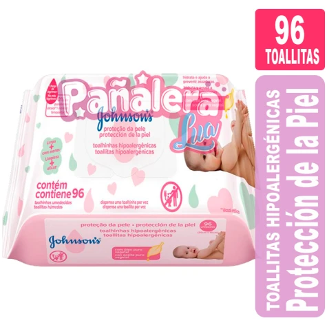 Toallas Humedas Johnson x 96 Protección de la Piel JOHNSON