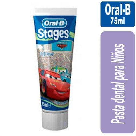 Pasta dental Oral B Niños 75ml CARS