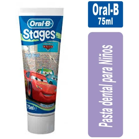 Pasta dental Oral B Niños 75ml CARS