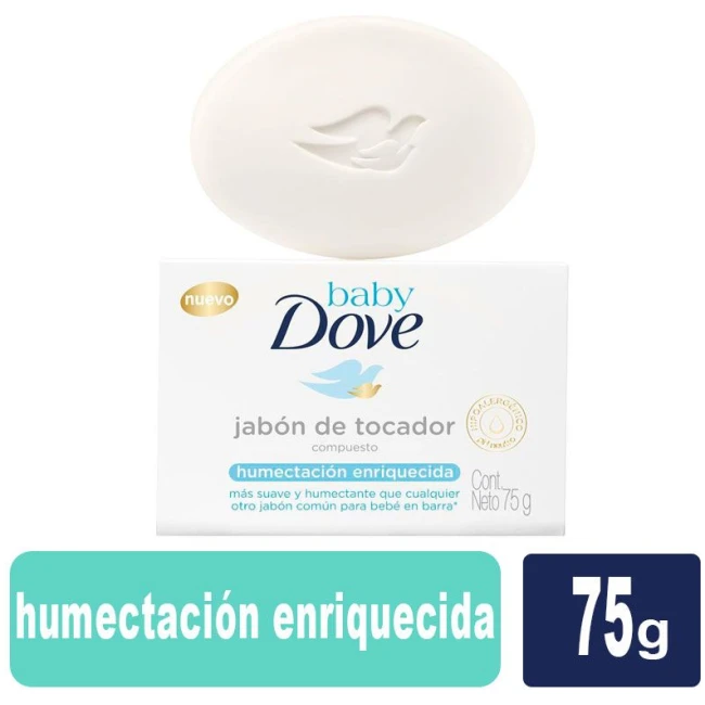 Jabon En Barra baby dove Humectación enriquecida DOVE