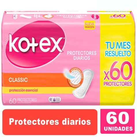 Kotex Protectores diarios x 60 KOTEX