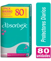 Protectores Diarios Absorbex 80 unidades SAGRIN