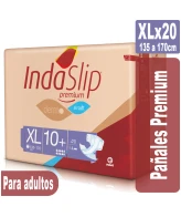 Indaslip Premium XLx20 Pañales absorción 10+ INDASEC