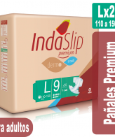 Indaslip Premium Lx20 Pañales absorción 9 INDASEC