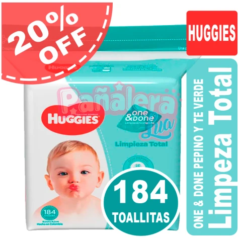 Toalla Humeda Huggies One & Done x 184 HUGGIES