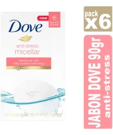 Jabón Dove Pack x 6 anti-stress micelar