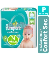 Pampers Confort Sec Px74 mas Toalla Sensitive PAMPERS