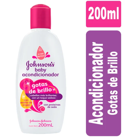 Acondicionador Johnsons Gotas de Brillo 200ml