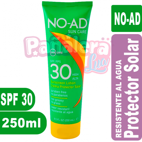 NO AD Protector Solar SPF 30 250ml