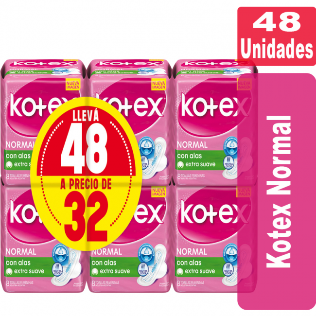 Kotex Normal x 48 unidades KOTEX