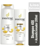 Pack Pantene Liso Extremo Shampoo 400ml + Aco 200ml PANTENE