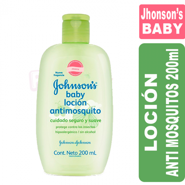 Loción AntiMosquitos Johnson's Baby 200ml