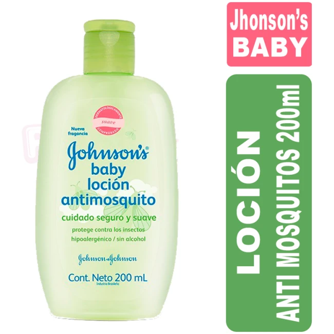 Loción AntiMosquitos Johnson's Baby 200ml