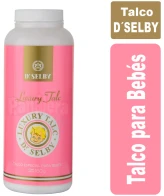 Talco Dr Selby 160g para Bebes Rosado