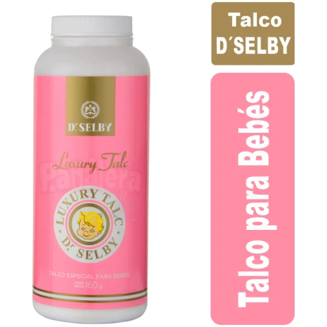 Talco Dr Selby 160g para Bebes Rosado