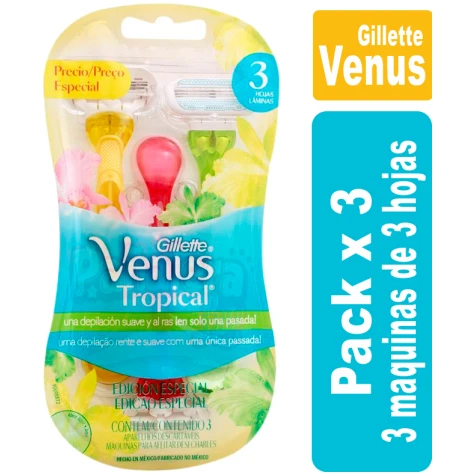 Gillette Venus Tropical Pack x 3 Gillette