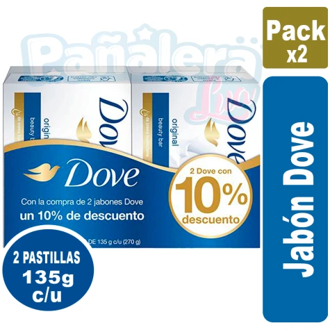 Jabon Dove Pack x2 135g DOVE