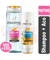 Pack Pantene Micelar Shampoo 400ml + Aco 200ml PANTENE