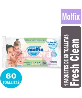 Molfix Fresh Clean Toallitas Humedas x60 Unidades