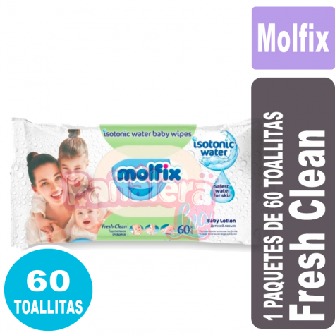 Molfix Fresh Clean Toallitas Humedas x60 Unidades