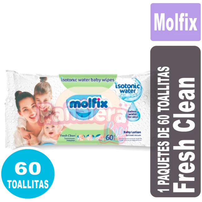 Molfix Fresh Clean Toallitas Humedas x60 Unidades