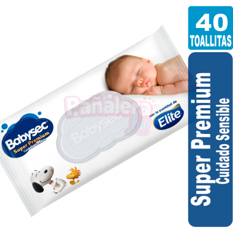 Toallas Humedas Babysec Super Premium x 40 BABYSEC