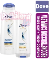 Dove Reconstrucción Completa Shampoo 400ml + Aco 200ml DOVE