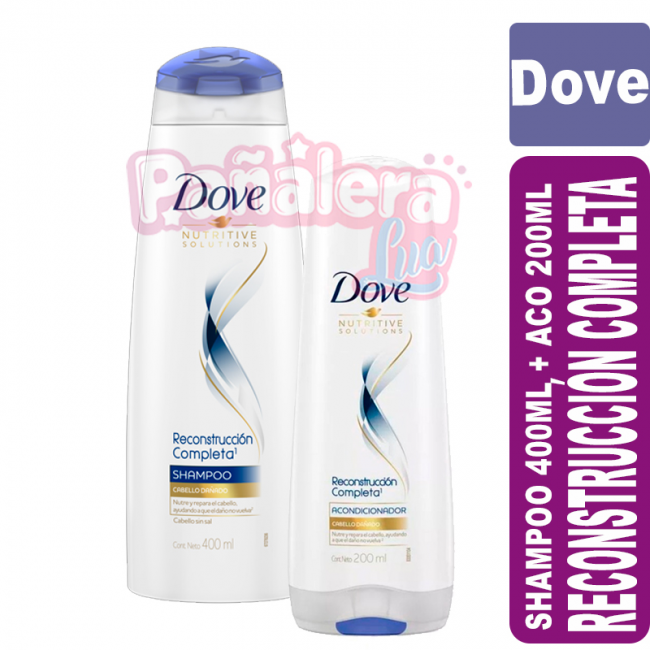 Dove Reconstrucción Completa Shampoo 400ml + Aco 200ml DOVE