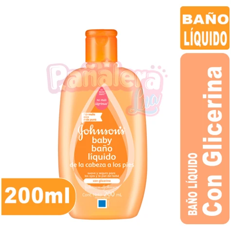 Johnsons Baby Baño Liquido 200ml Con Glicerina JOHNSON