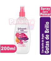 Johnsons Baby Spray para Peinar Gotas de Brillo 200ml JOHNSON