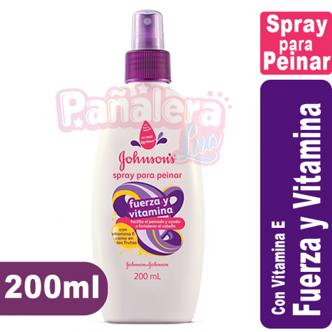 Johnsons Baby Spray para Peinar Fuerza y Vitamina 200ml JOHNSON