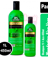 Wondertex Aloe Vera Shampoo 1L + Aco 450ml