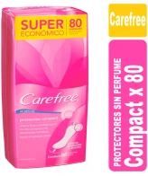 Carefree Compactas x 80 Sin Perfume