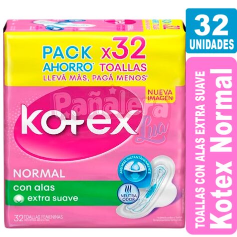 Kotex Normal con Alas x 32 KOTEX