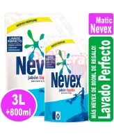 Nevex Matic Lavado Perfecto 3L + 800ml NEVEX