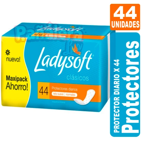 Ladysoft x 44 Protectores Diarios LADYSOFT