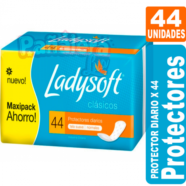 Ladysoft x 44 Protectores Diarios LADYSOFT